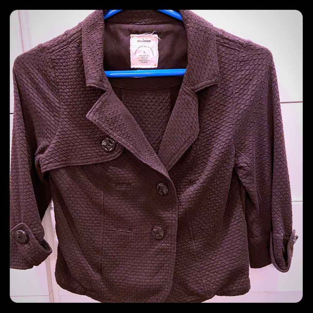 Anthropologie brown jacket